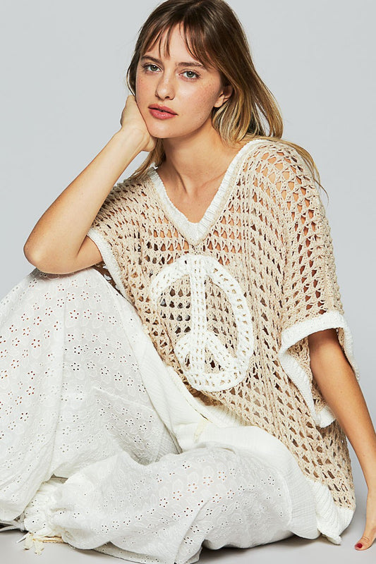 Madilyn Crochet Peace Top