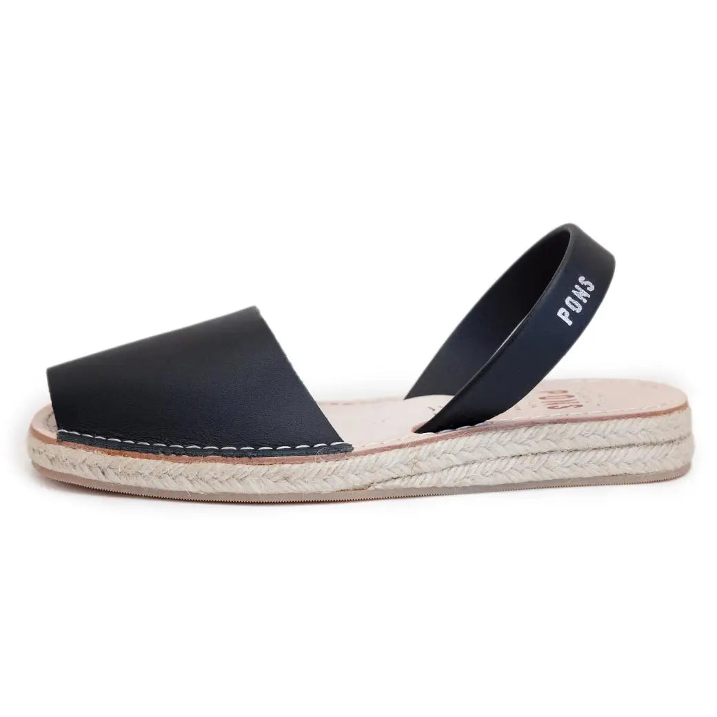 Pons Classic Espadrille | Black