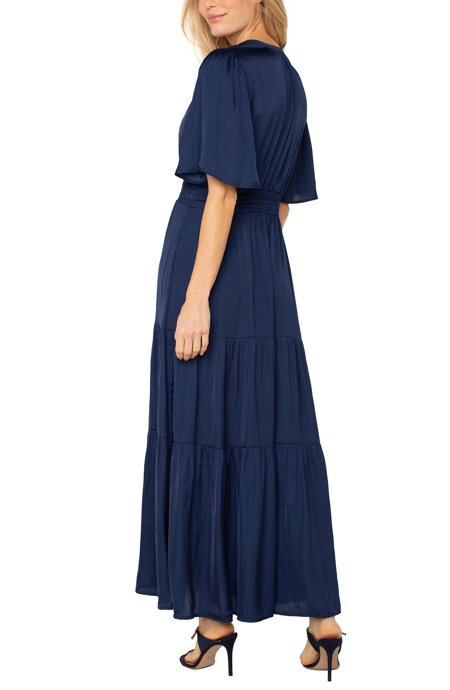 Liverpool Woven Maxi Dress | Dark Navy