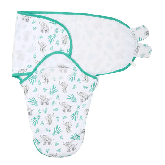 Elephant Baby Sleep Swaddle, 100% Organic Cotton