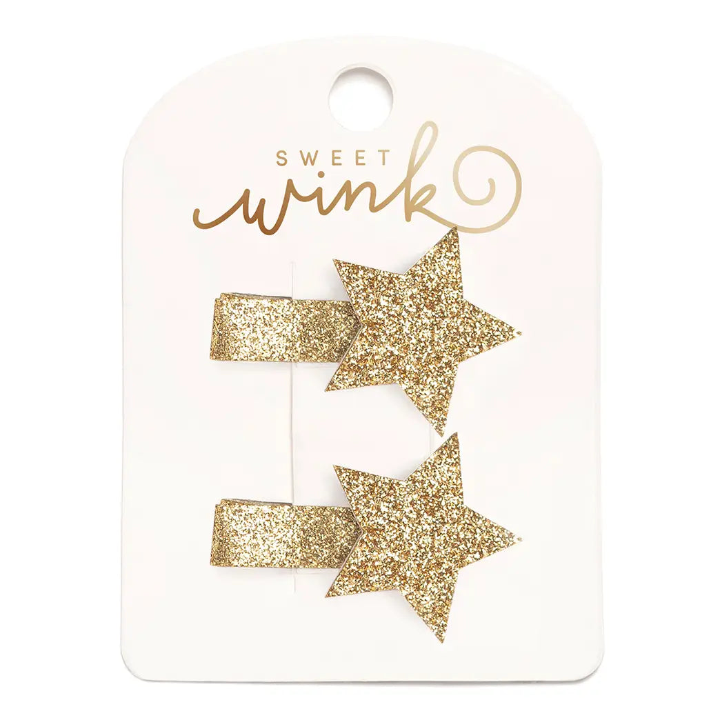 Gold Star Clip Set