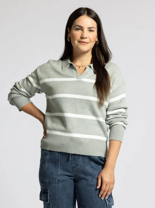 Lotus Stripe Sweater