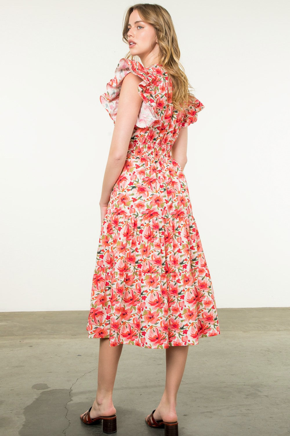 Naya Floral Midi Dress