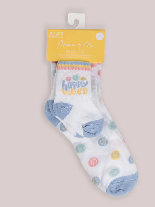 Mama & Me Sock Sets | Happy Vibes