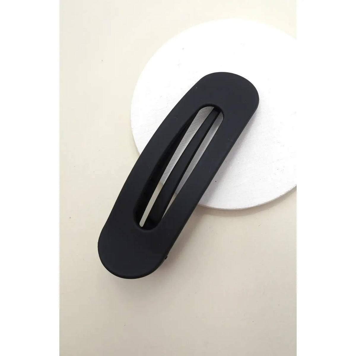 Oval Lay Down Flat Hair Claw Clips