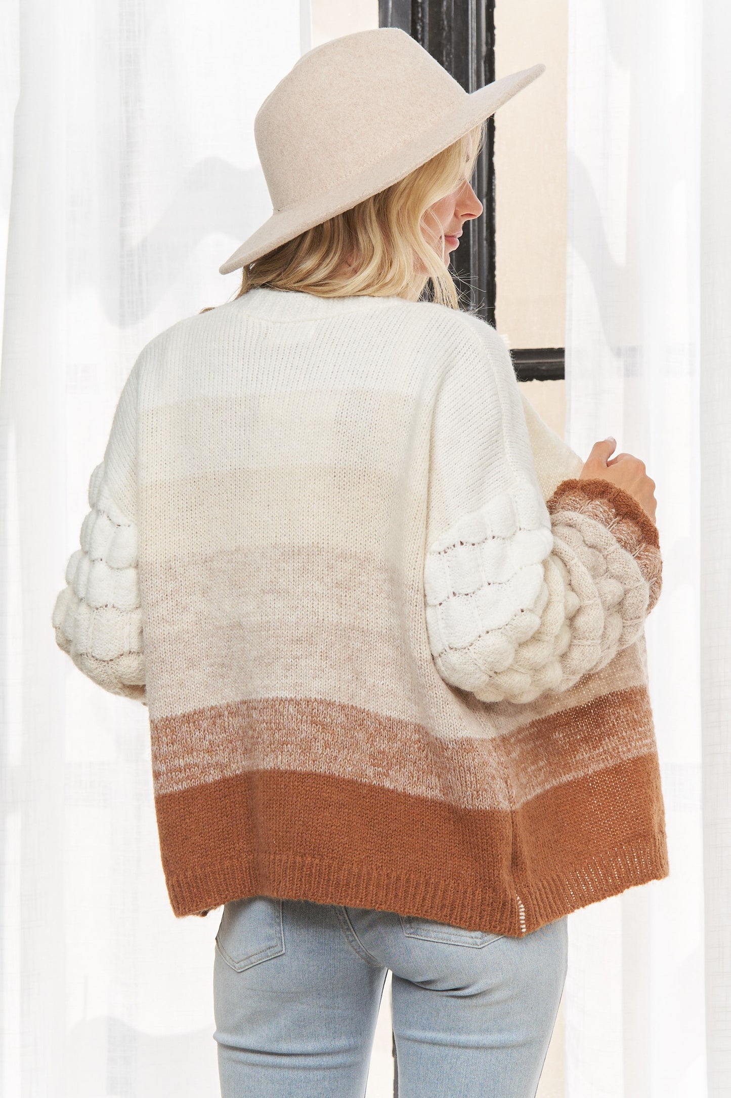 Annie Colorblock Cardigan