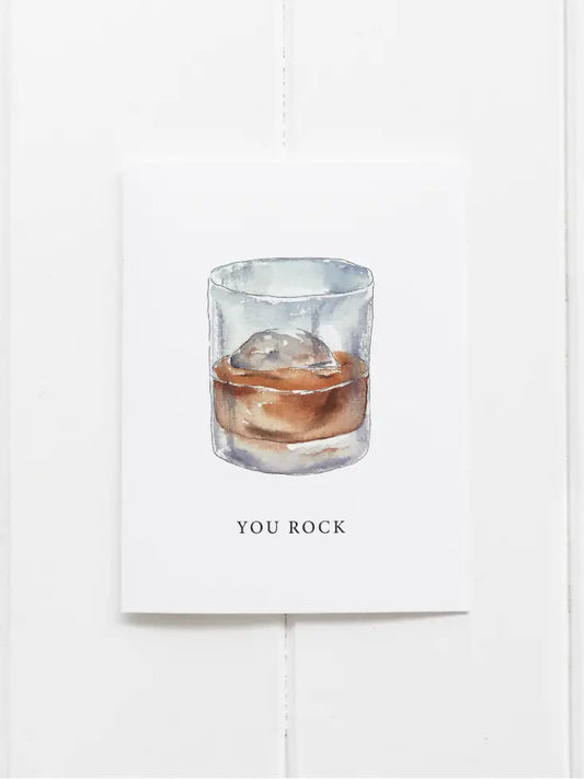 You Rock Bourbon Greeting Card
