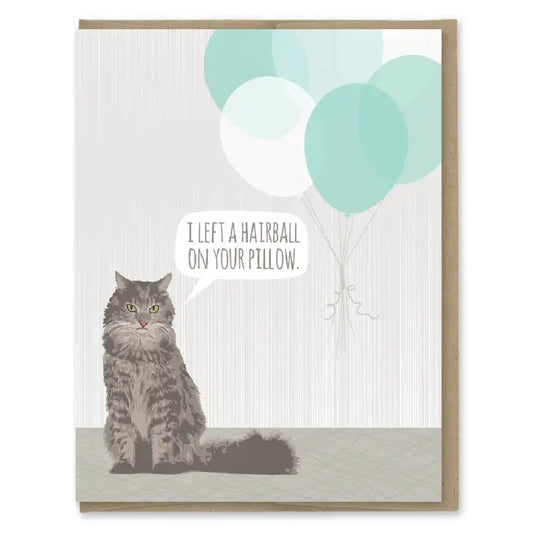 Cat Hairball | Birthday Card