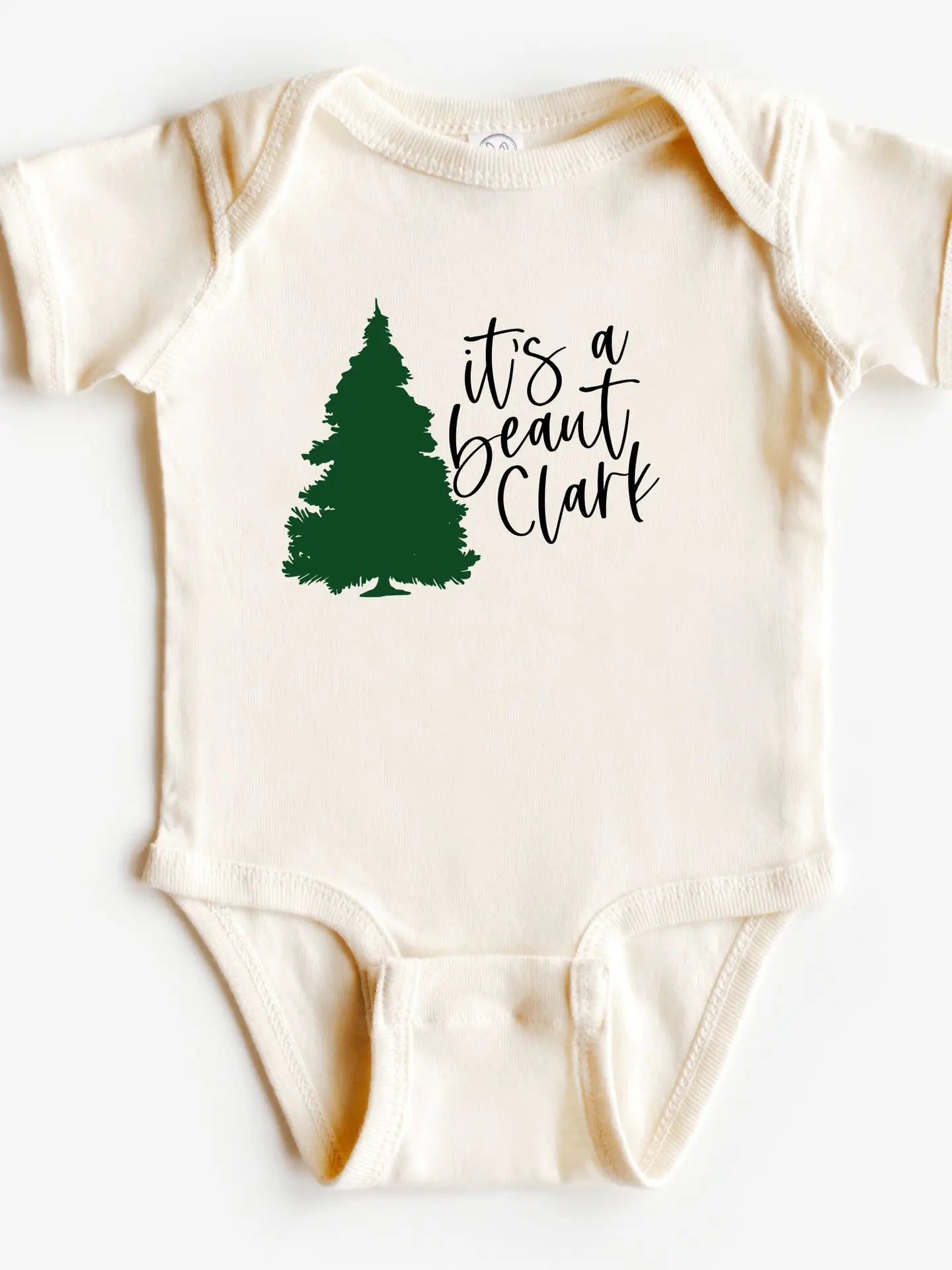 It's A Beaut Clark Short Sleeve Baby Onesie