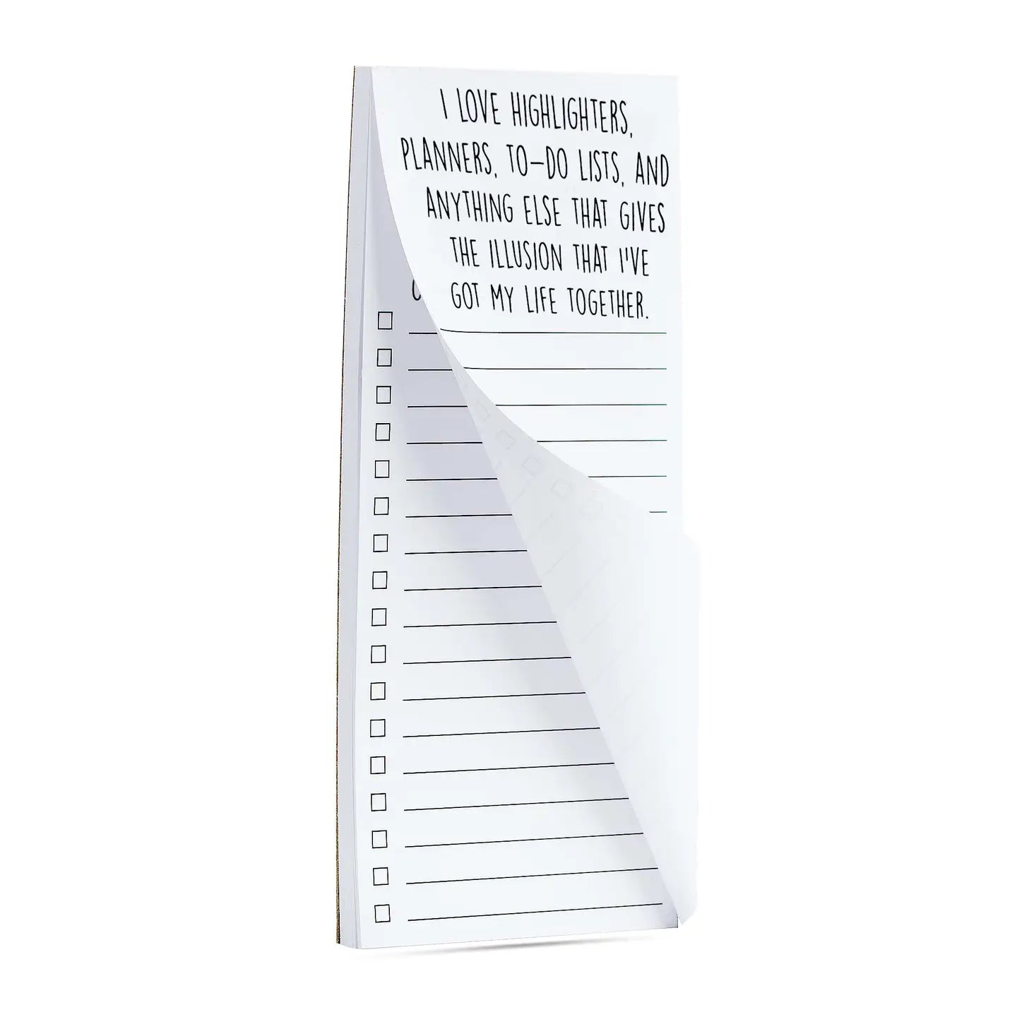 I love Highlighters List Pad