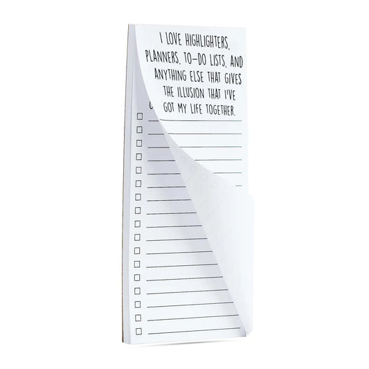 I love Highlighters List Pad