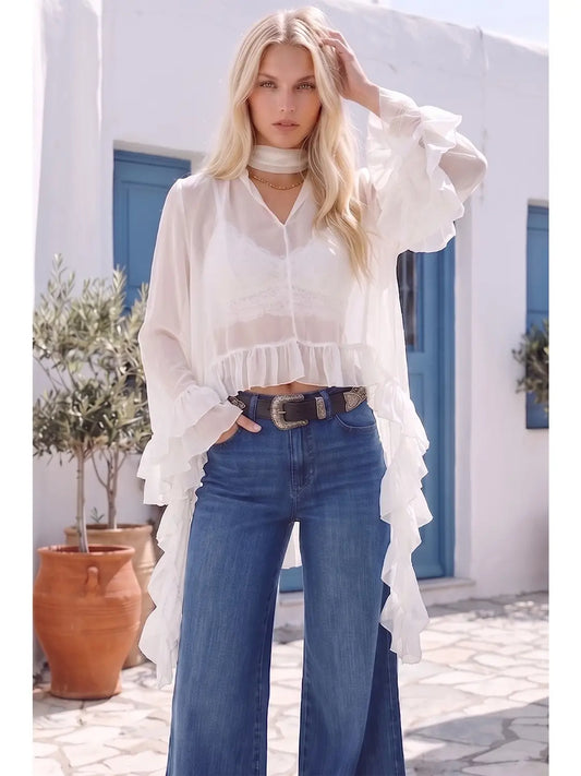 Deliah Ruffled Blouse