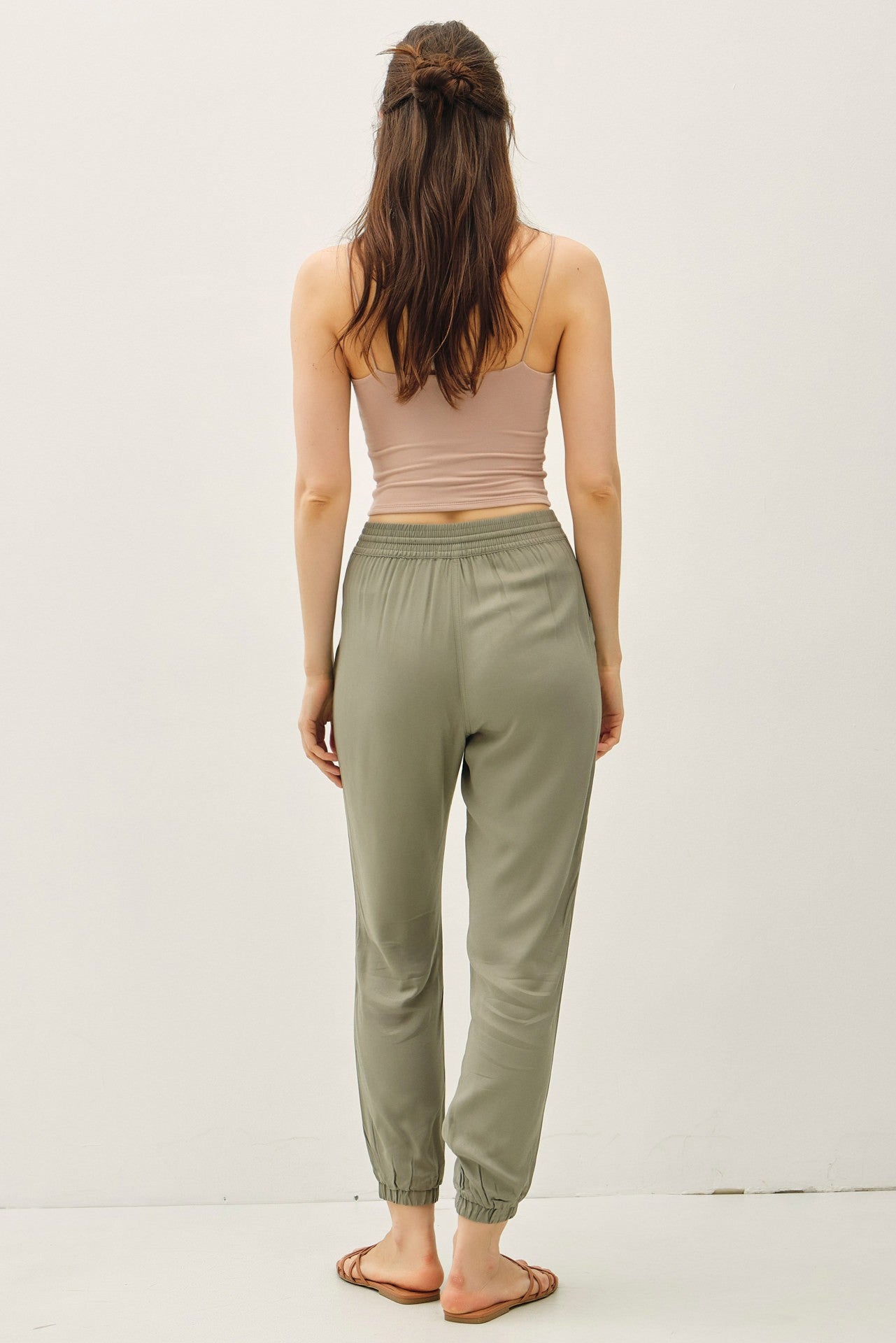 Drawstring Jogger Pants | Sage