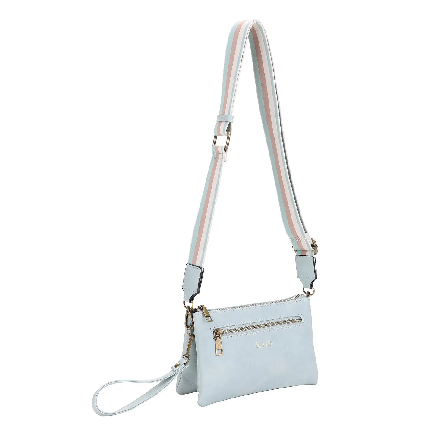 Chloe Cross Body or Wristlet | Denim