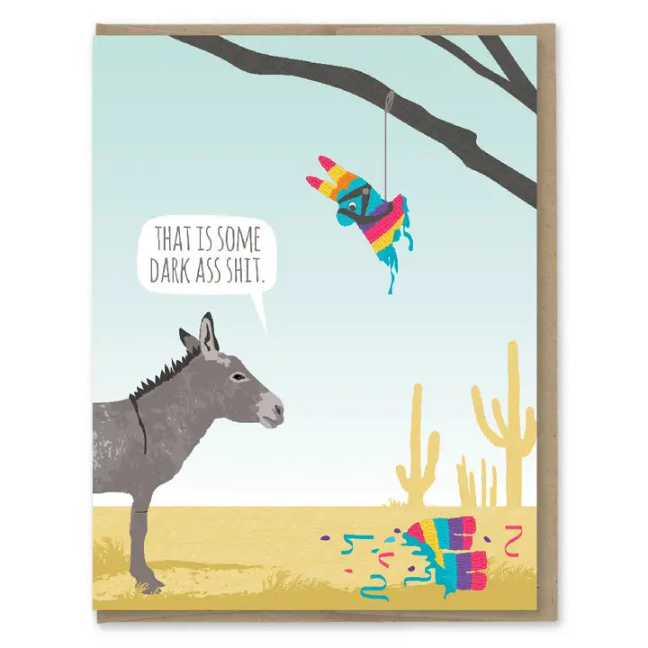 Donkey Pinata | Birthday Card