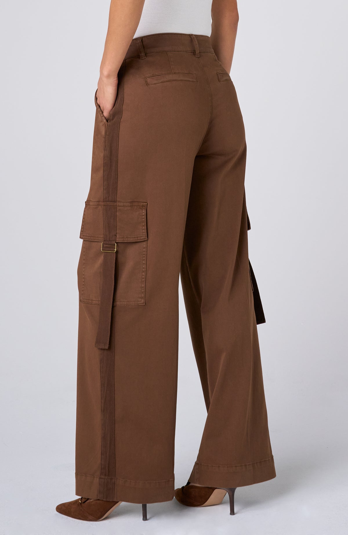 Liverpool Cargo Wide Leg | Carob Brown