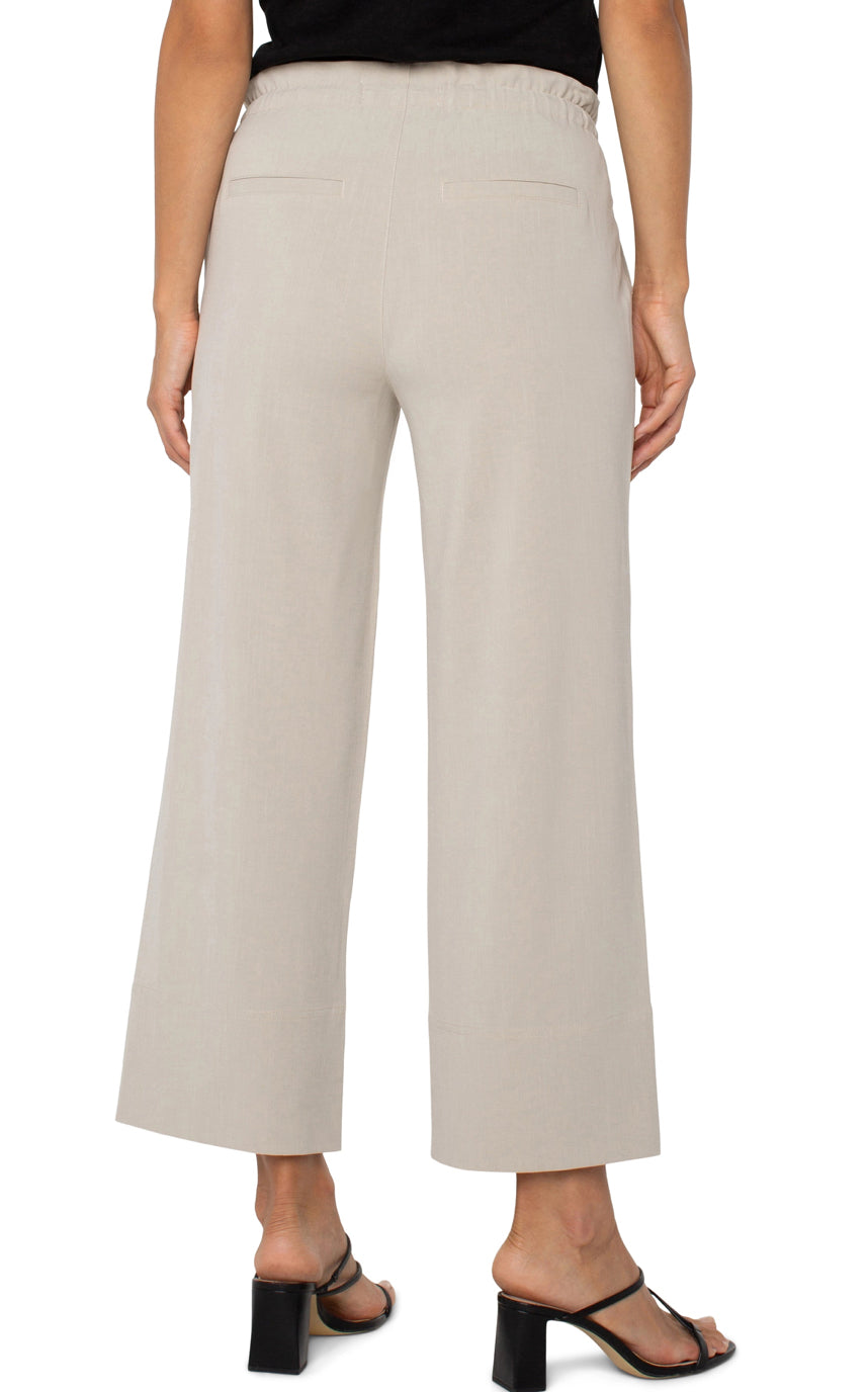 Liverpool Pull On Tie Waist Wide | Dusty Tan 