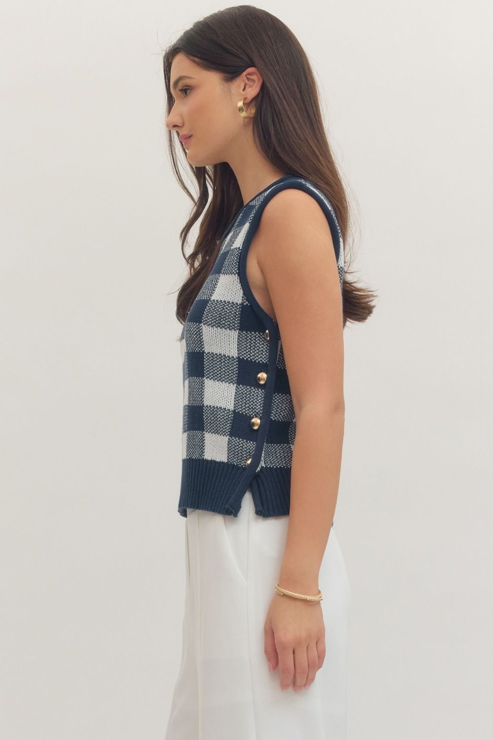 Kenzie Checkered Top