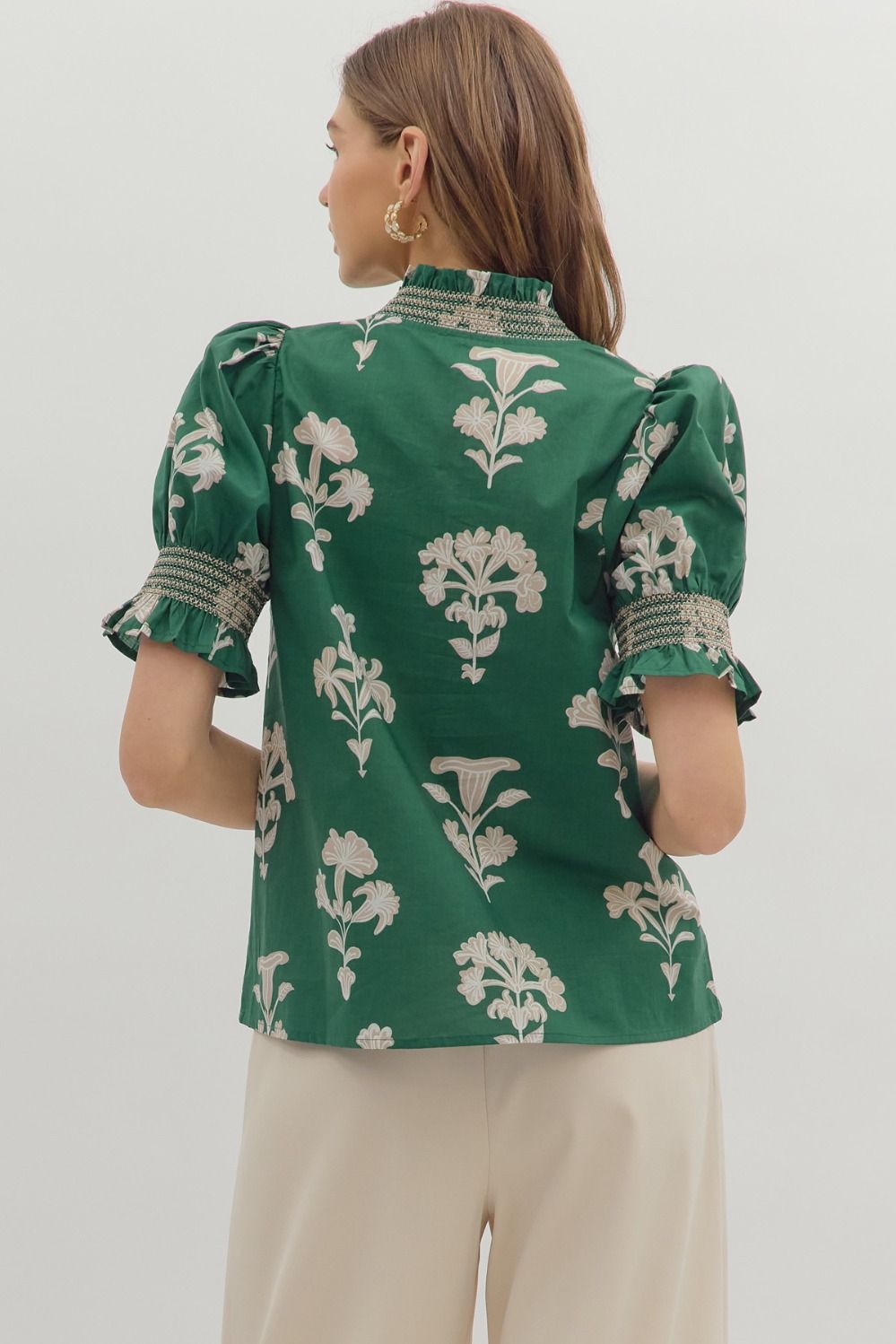 Elyssa Floral Print Top