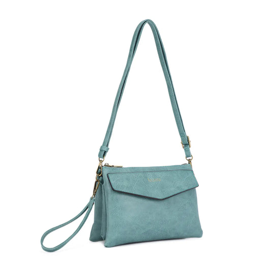 Lexi Cross Body with Wristlet | Teal