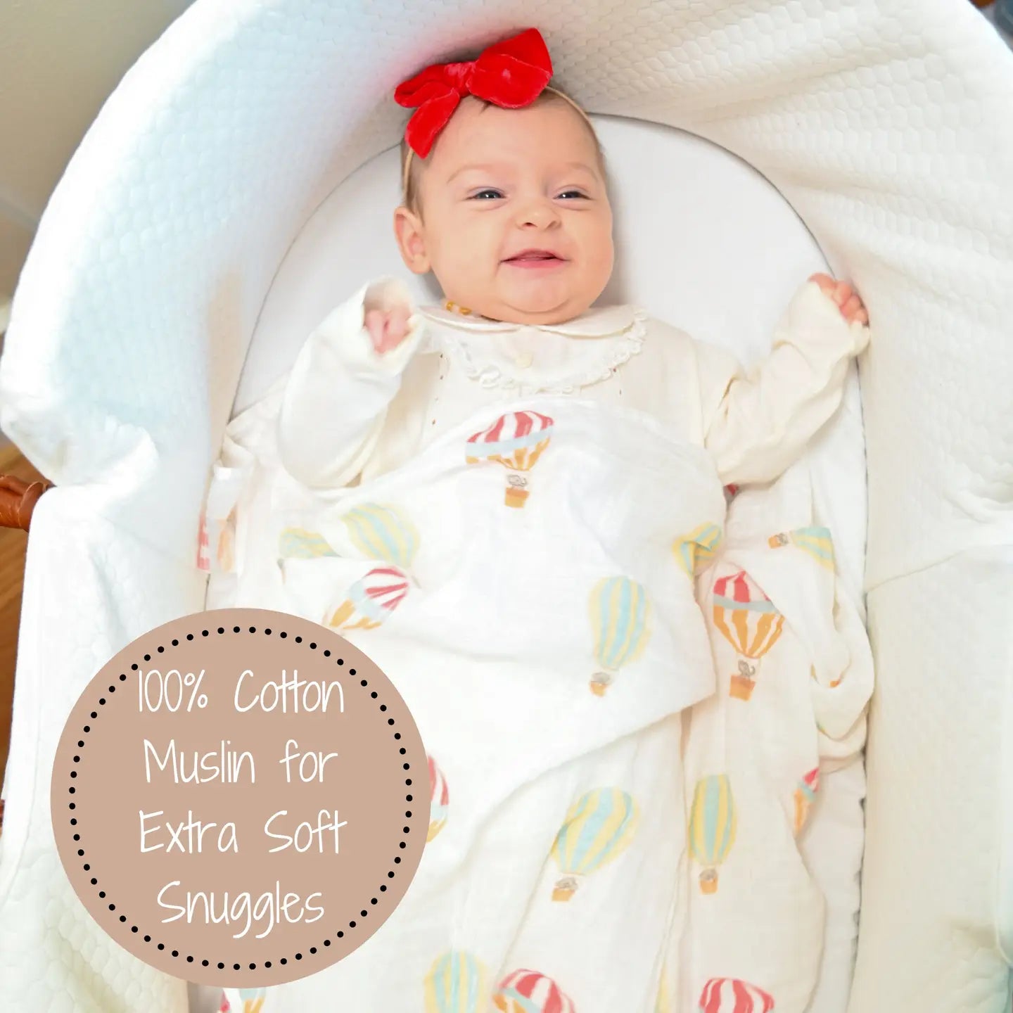Sky is the Limit Baby Swaddle Blanket