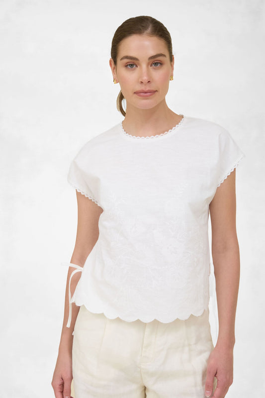 Zoe Embroidered Top