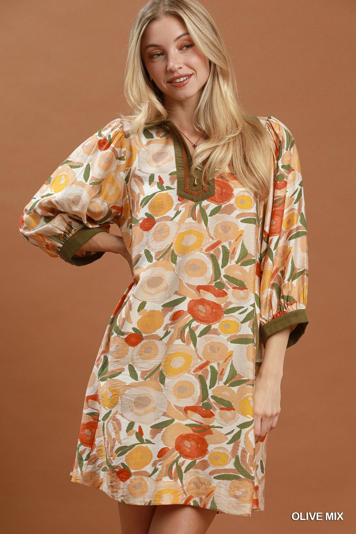 Elle Mix Floral Dress