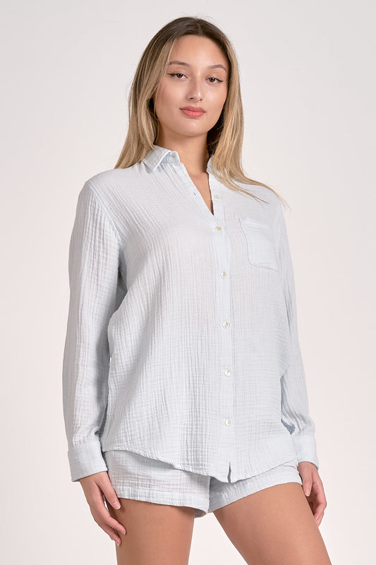 Sabrina Button Down Top