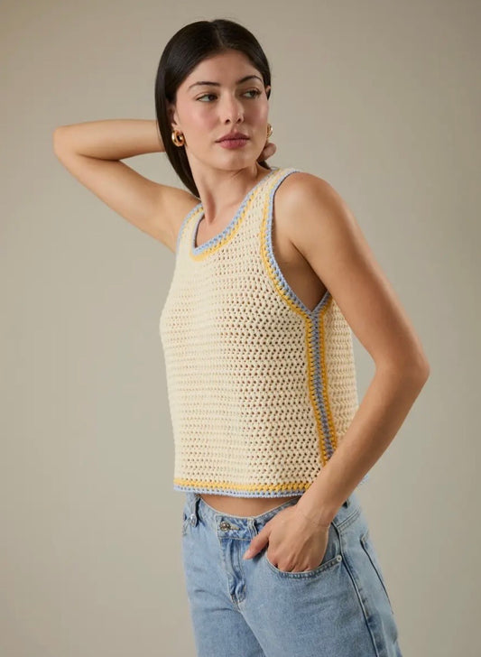 Dakota Crochet Tank Top