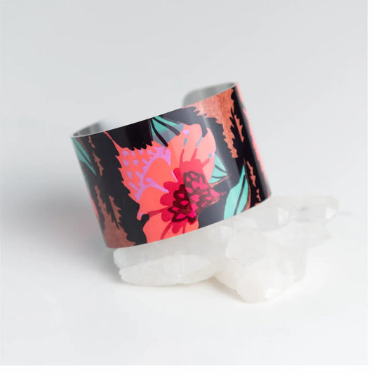 Fire Lily Statement Cuff