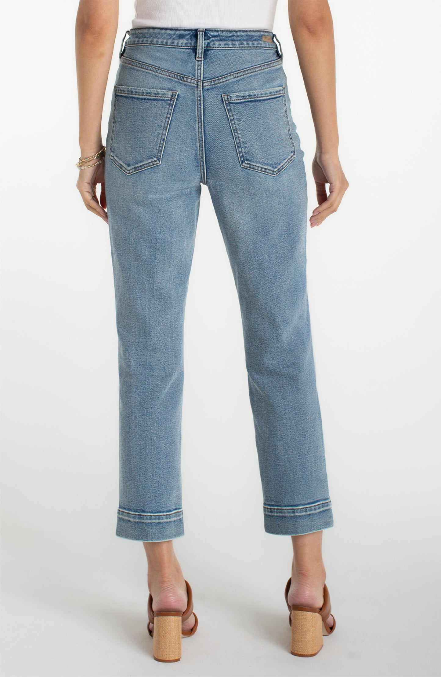 Liverpool Liv Relaxed Crop Skinny W/ Wide Hem | Symphony