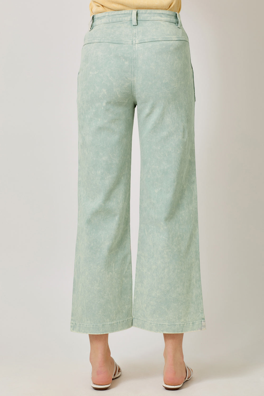 Emily Washed Trousers | Ice Blue