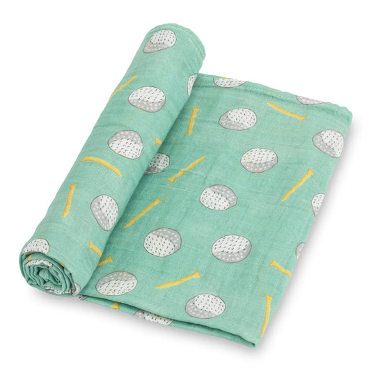Hole In One Baby Swaddle Blanket