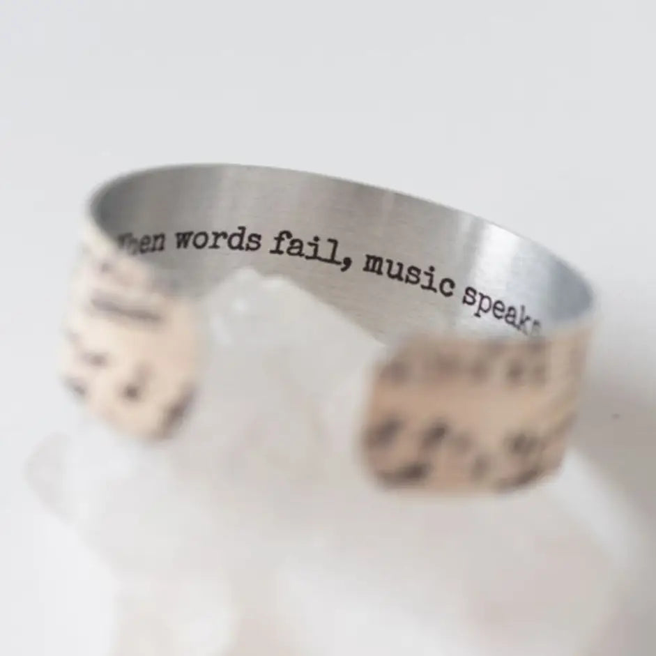 Sheet Music Small Cuff