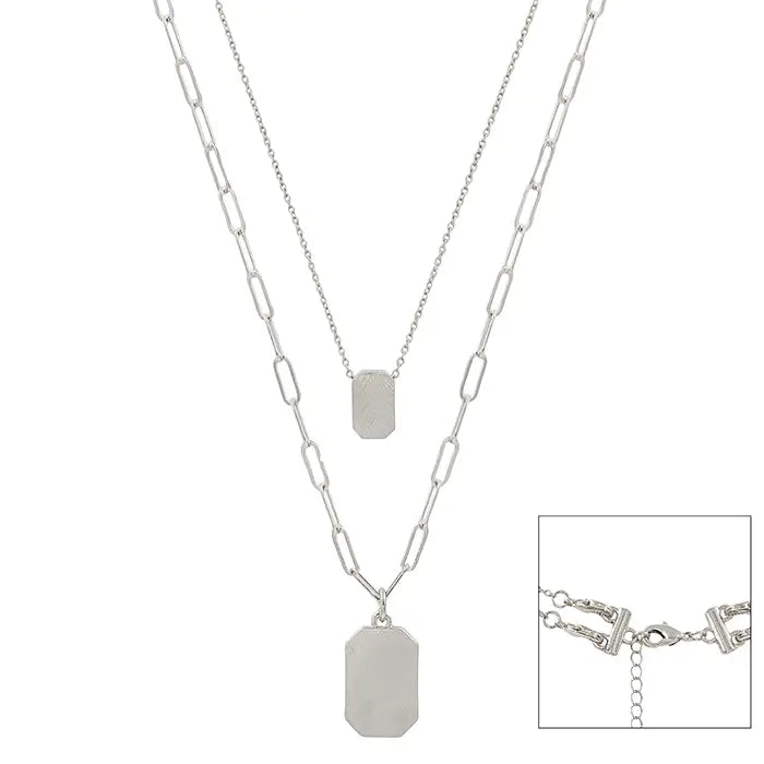 Dwight Silver Necklace