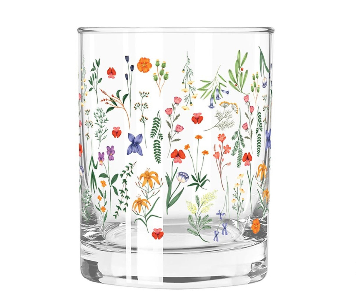 Boho Flower Glass