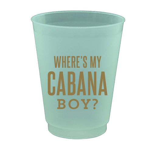 Cabana Boy? Disposable Cups