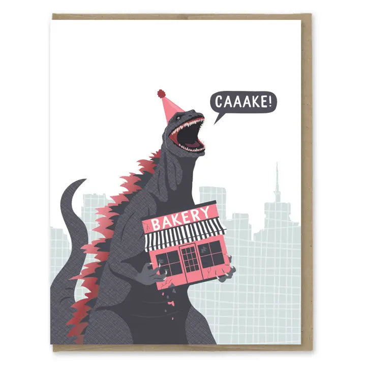 Godzilla's Bakery |  Birthday Card