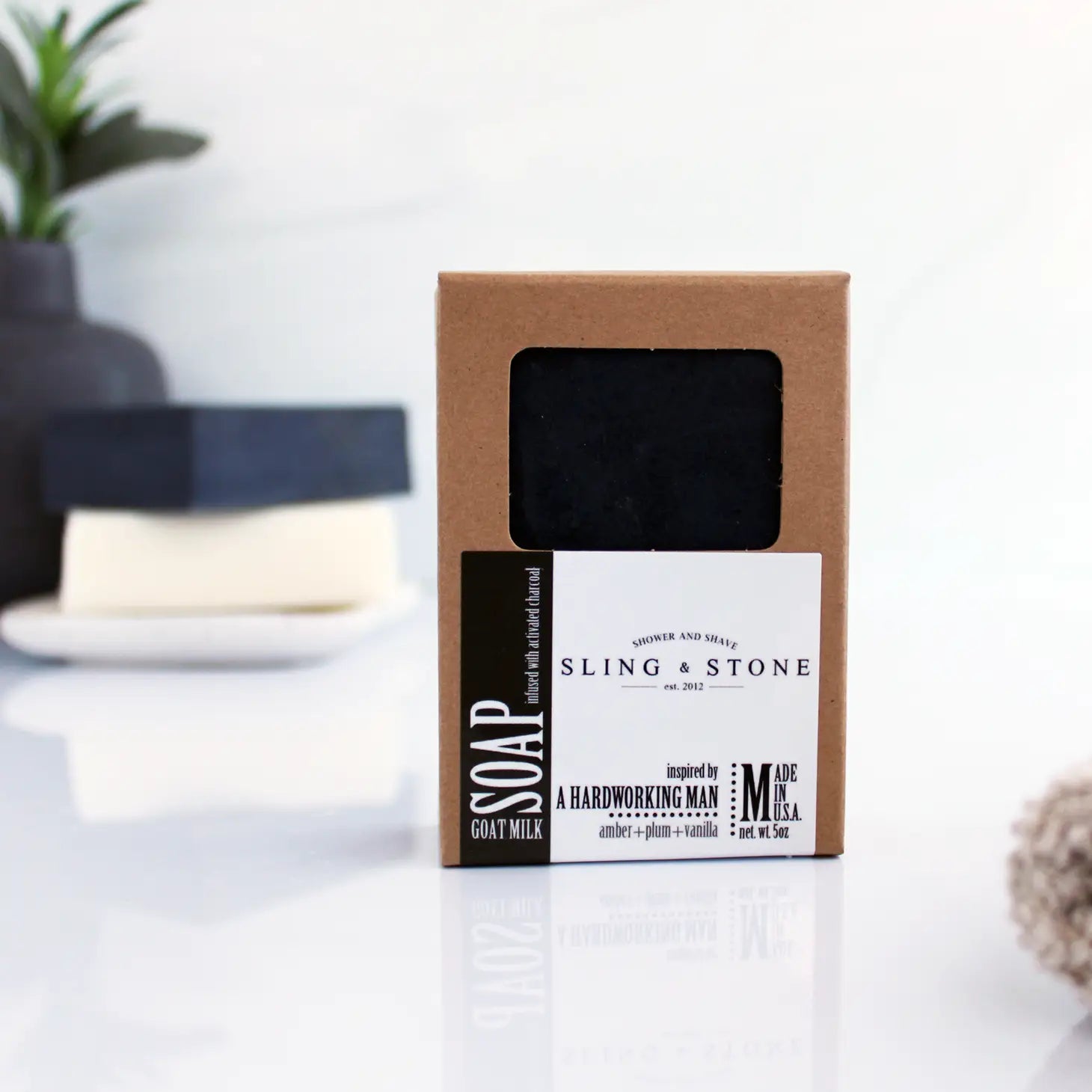 Sling + Stone Men’s Goat Milk Soap | The Hardworking Man