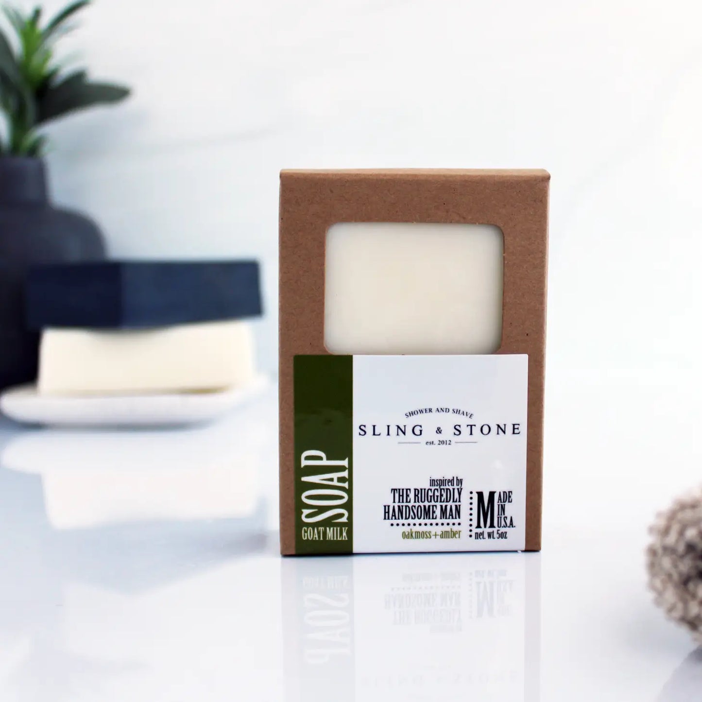 Sling + Stone Men’s Goat Milk Soap | The Ruggedly Handsome Man