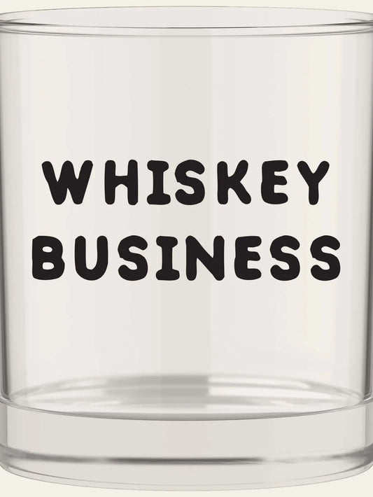Whiskey Business Rocks Glass