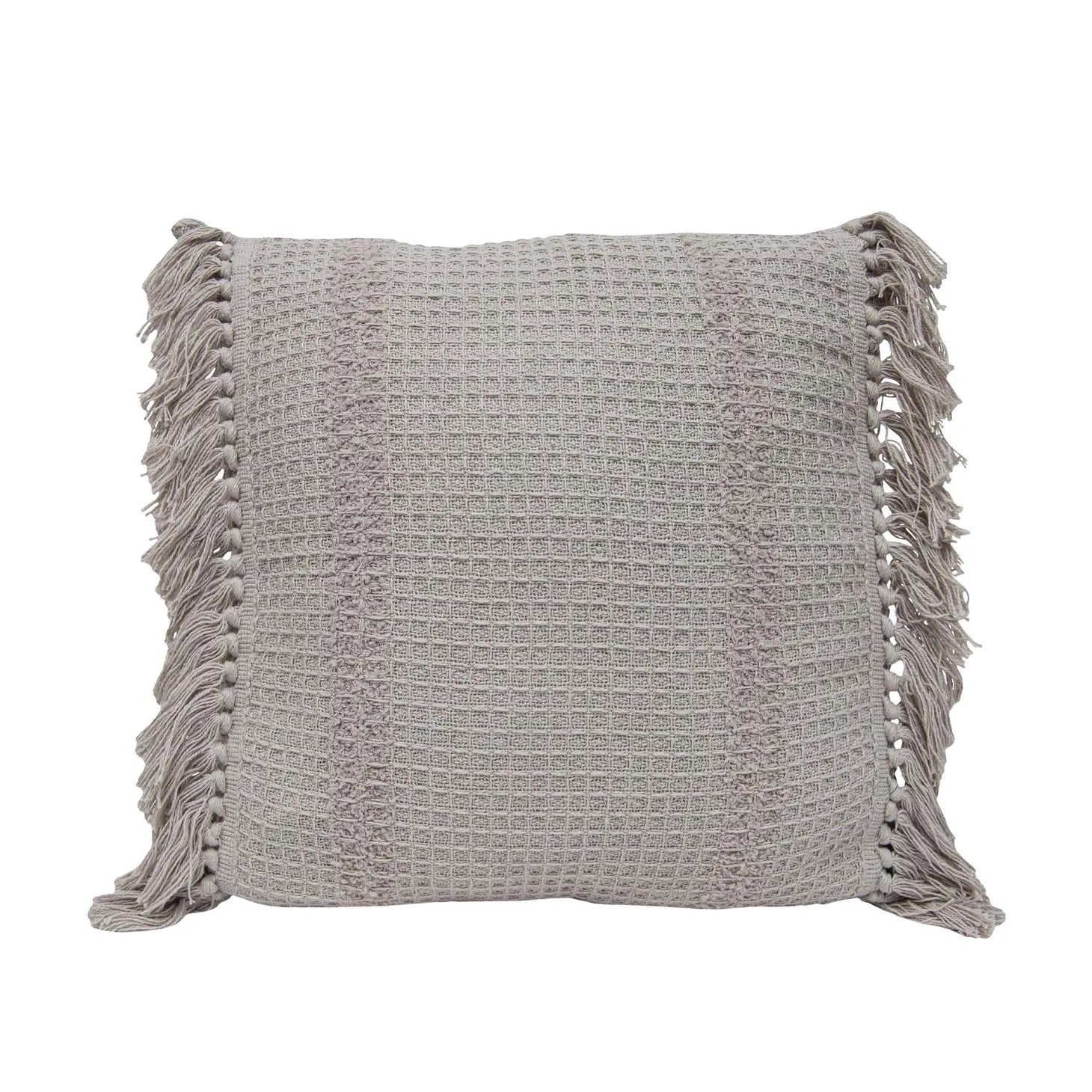 Hand Woven Wilhelmine Pillow Gray 20x20