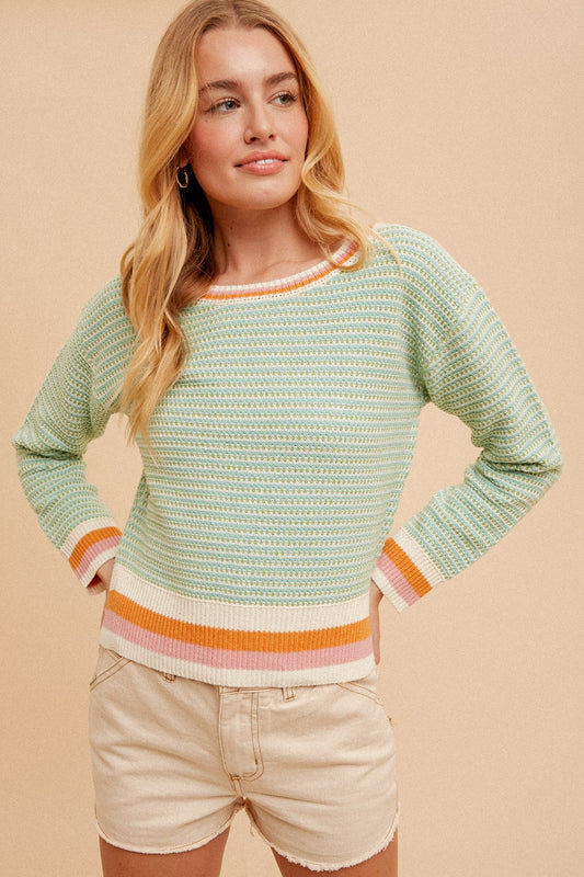 Girl Next Door Crochet Sweater