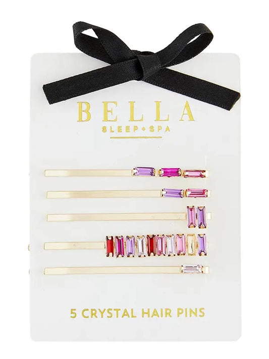Crystal Bobby Pins - Pink Jewels
