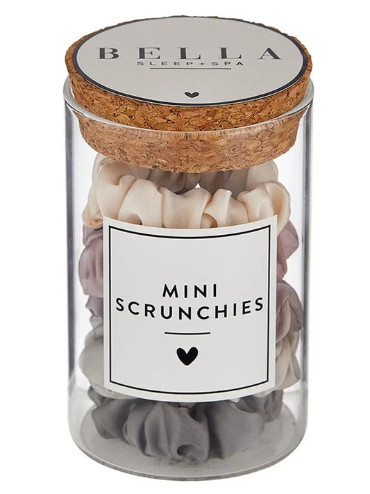 Mini Satin Scrunchies Jar - Lilac Ash Ombre