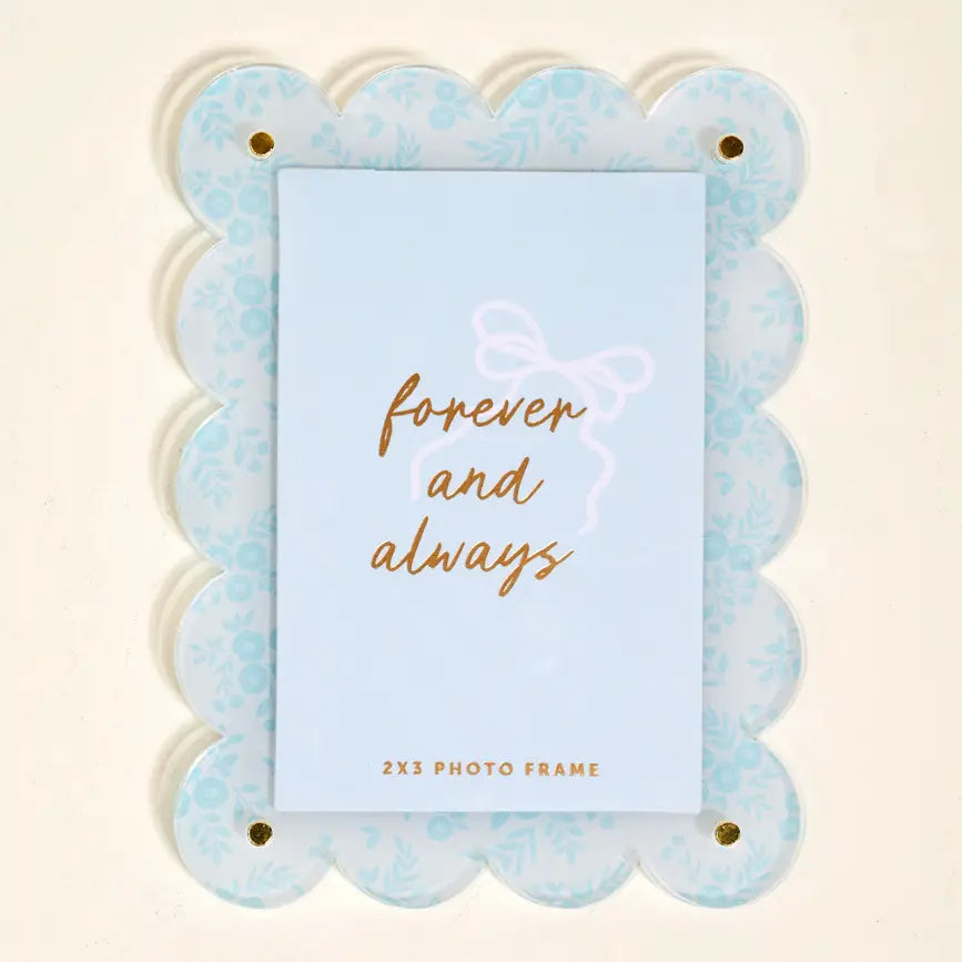 Mini Acrylic Picture Frame Magnet | Something Blue