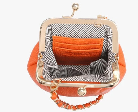 Cleo Coin Pouch Crossbody Bag | Brown
