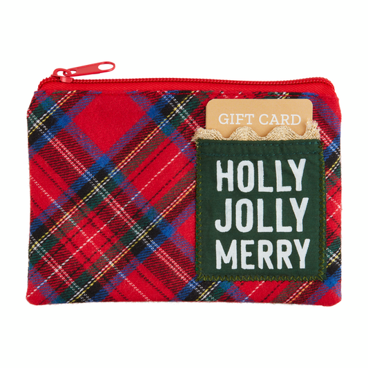  Tartan Christmas Light-Up Pouch