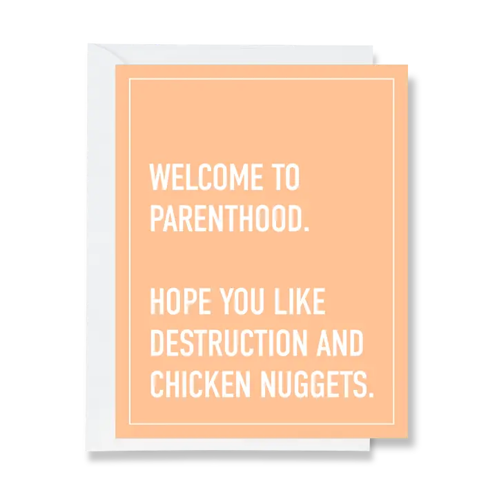 Welcome To Parenthood Greeting Card