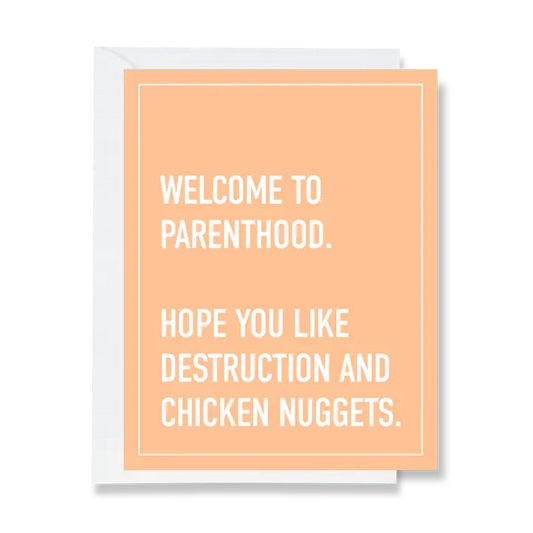 Welcome To Parenthood Greeting Card